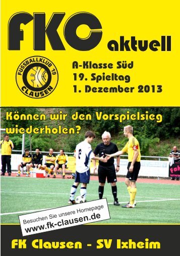 FKC Aktuell - 19. Spieltag - Saison 2013/2014