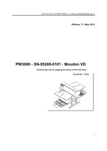 PW3000 - SN-95269-0101 - Moudon VD