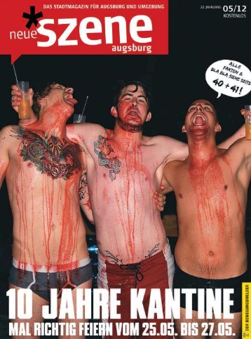 Stadtmagazin Neue Szene Augsburg 2012-05