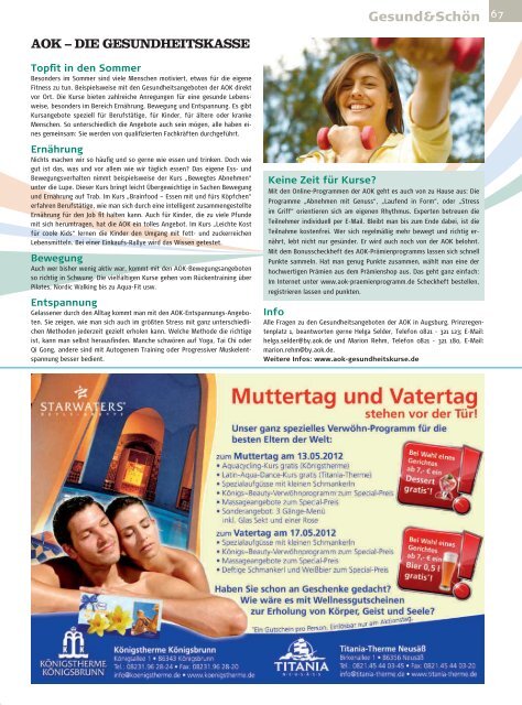 Stadtmagazin Neue Szene Augsburg 2012-05