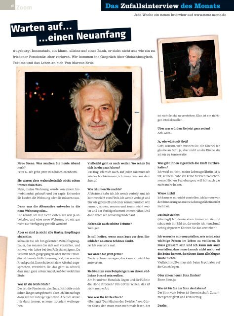 Stadtmagazin Neue Szene Augsburg 2012-03