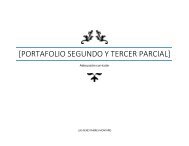 [PORTAFOLIO SEGUNDO Y TERCER PARCIAL]