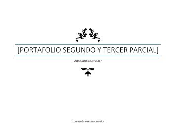 [PORTAFOLIO SEGUNDO Y TERCER PARCIAL]