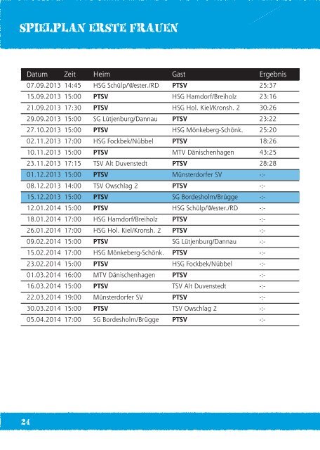 PTSV Hallenheft Dezember 2013