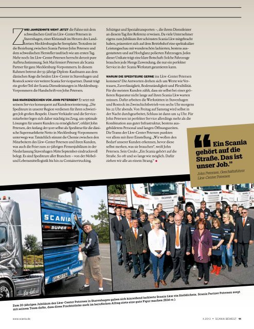 Scania Bewegt Ausgabe 4 -2013