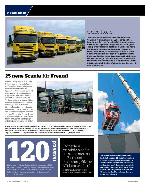 Scania Bewegt Ausgabe 4 -2013