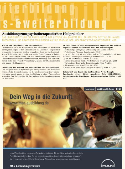 Stadtmagazin Neue Szene Augsburg 2011-01