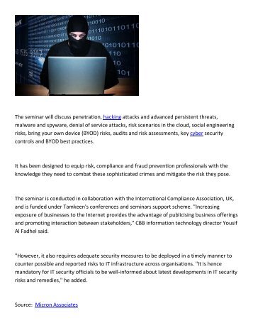 Micron Associates - Forum to focus on GCC cybercrime.pdf