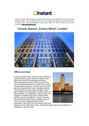 Office Building: Canada Square, Canary Wharf
