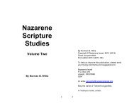 Nazarene Scripture Studies