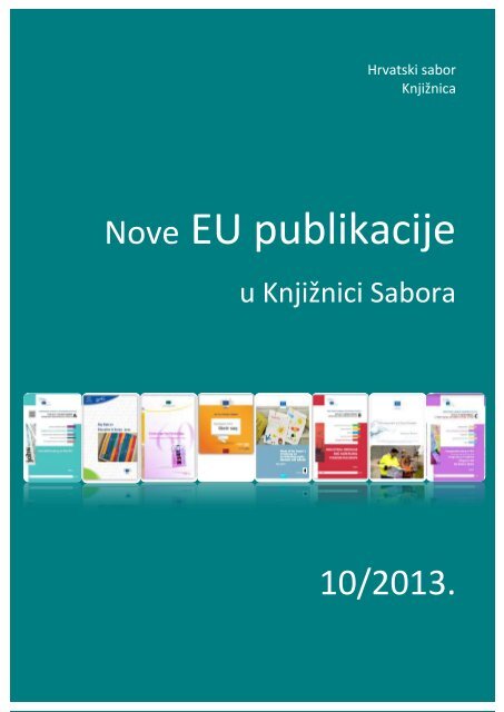 Nove EU publikacije u Knjižnici Sabora - listopad 2013.