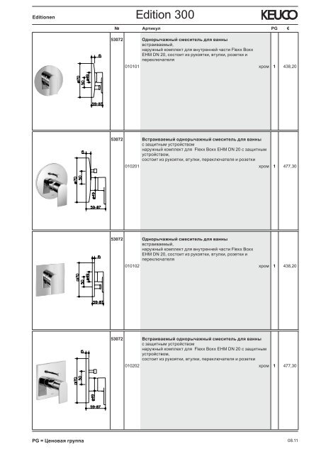 KEUCO_прайс_2012