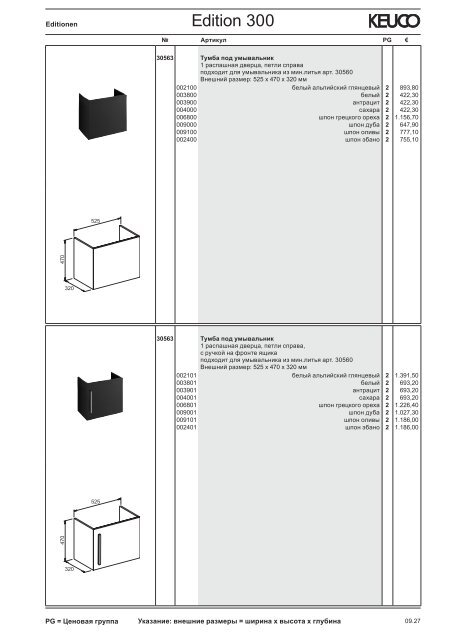 KEUCO_прайс_2012