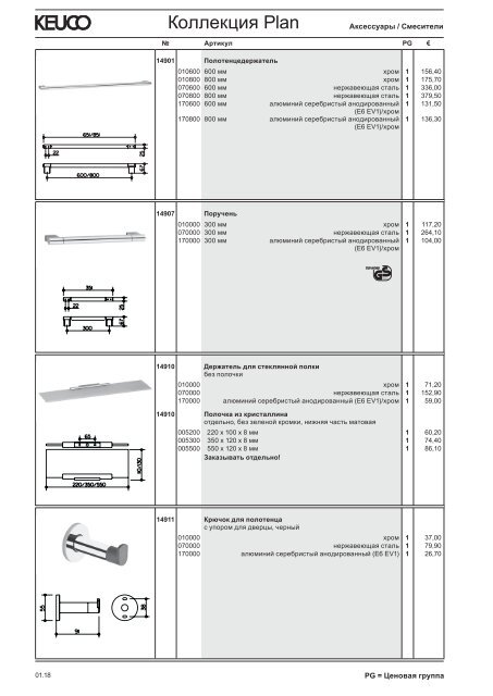 KEUCO_прайс_2012