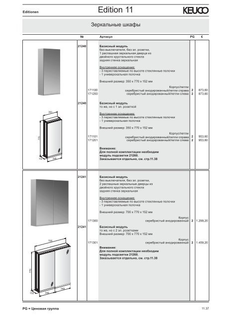 KEUCO_прайс_2012