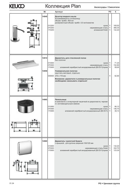 KEUCO_прайс_2012