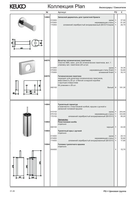 KEUCO_прайс_2012