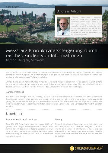 Messbare Produktivitätssteigerung durch rasches Finden von Informationen