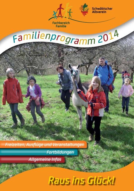 Familien-Programme 2014 im Schwäbischen Albverein.