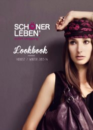 SCHÖNER LEBEN Lookbook HW 2013-14