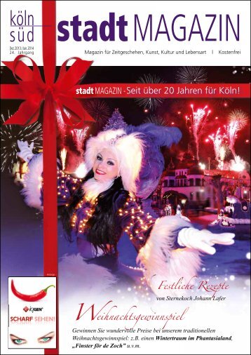 stadtMAGAZIN köln-süd | Ausgabe Dezember 2013/Januar 2014