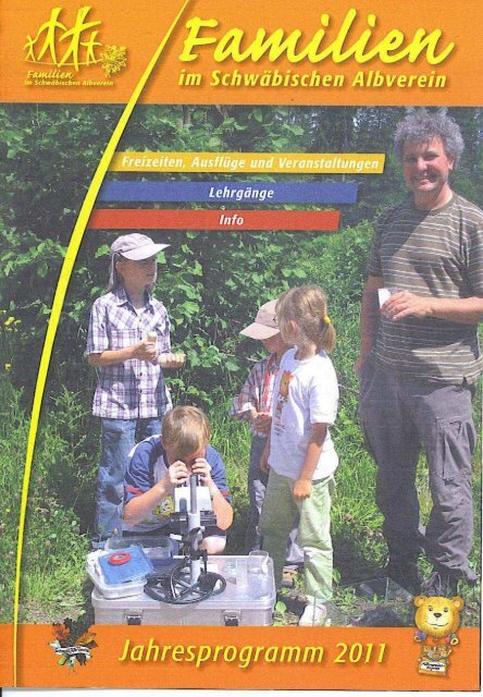 Familien-Programme 2011 im Schwäbischen Albverein.