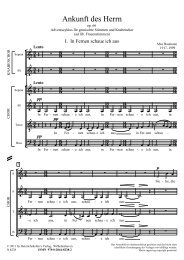 Max Baumann: Ankunft des Herren op. 66, Adventszyklus für gemischte Stimme und Knabenchor 