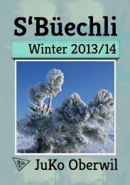 S‘Büechli Winter 2013/14