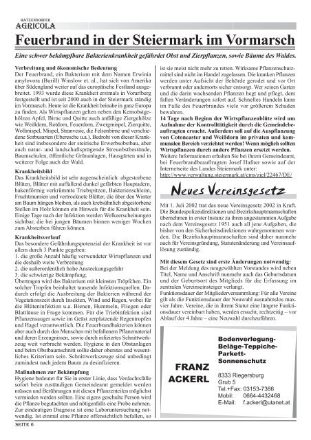 Hatzendorfer Agricola Ausgabe Nr. 27