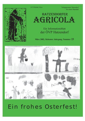 Hatzendorfer Agricola Ausgabe Nr. 23