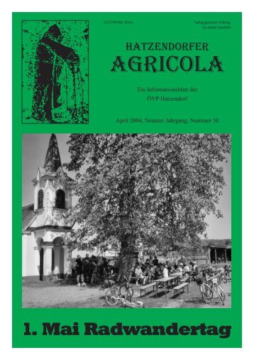 Hatzendorfer Agricola Ausgabe Nr. 30