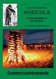 Hatzendorfer Agricola Ausgabe Nr. 64