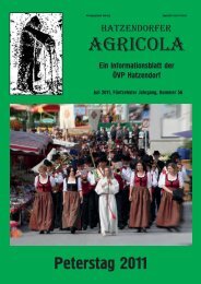 Hatzendorfer Agricola Ausgabe Nr. 56