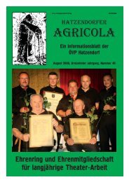 Hatzendorfer Agricola Ausgabe Nr. 49