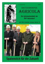 Hatzendorfer Agricola Ausgabe Nr. 48