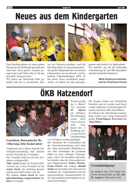 Hatzendorfer Agricola Ausgabe Nr. 48