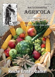 Hatzendorfer Agricola Ausgabe Nr. 57