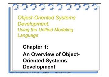Object oriemted Analysis