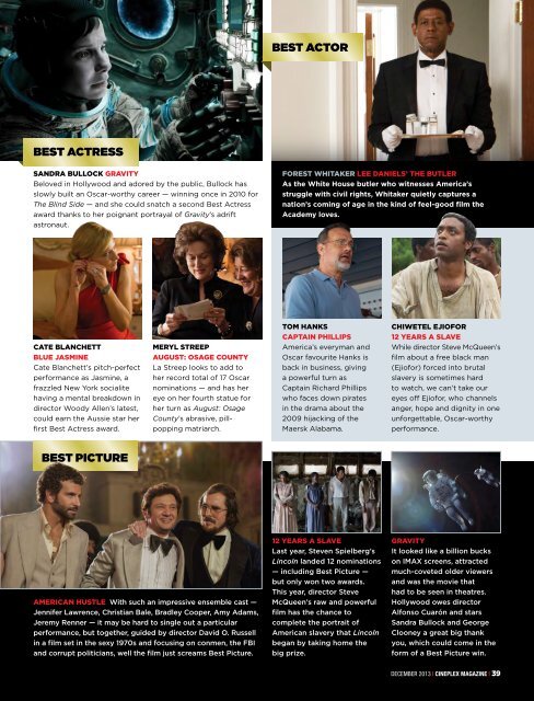 Cineplex Magazine December2013