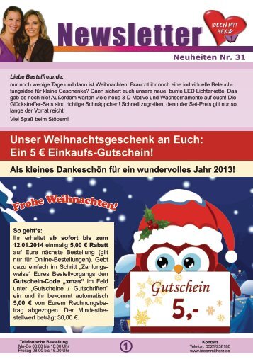 Ideen mit Herz Newsletter Nr. 31