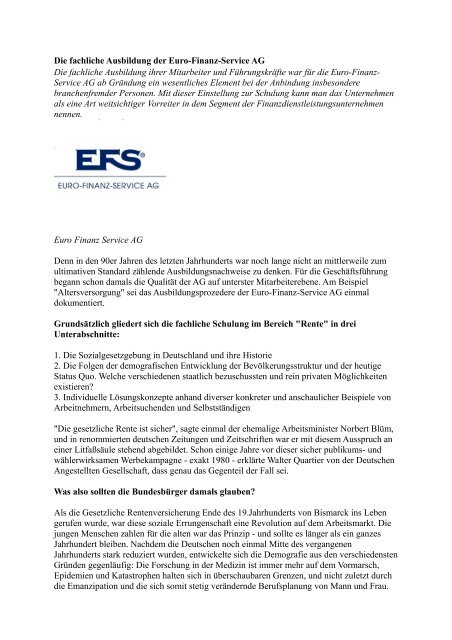 Die fachliche Ausbildung der Euro-Finanz-Service AG doc.pdf