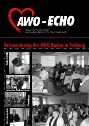 2. Quartal 2004 | Awo-Echo Ausgabe 146 - AWO Baden