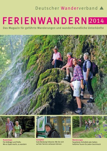 Magazin Ferienwandern 2014