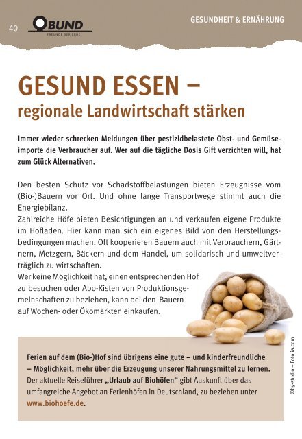 BUND Umwelt-Tipps Esslingen/Göppingen 2014