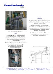 NEUE HERBOLD ES_Einweichschnecke_Vorwaschschnecke