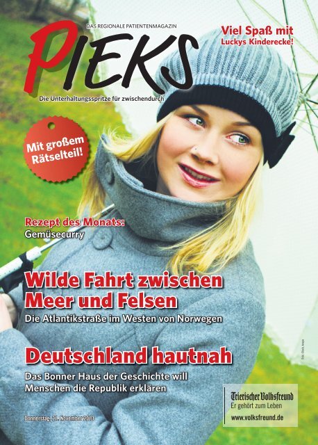 Das Regionale Patientenmagazin - Pieks 11/2013