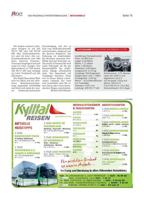 Das Regionale Patientenmagazin - Pieks 11/2013