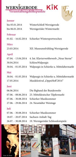 Wernigerode Insider Tipps Januar 2014