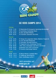 GC-Kids-Camps Termine 2014