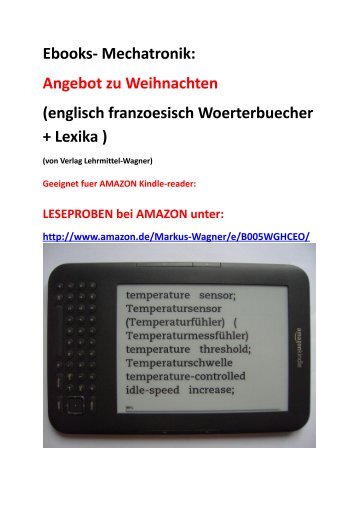 eBooks versuessen den Einstieg in die Mechatronik